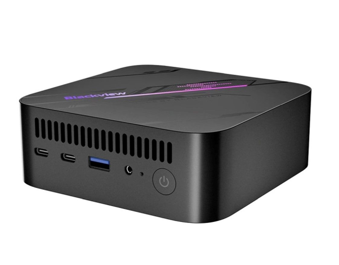 BLACKVIEW MP100 Mini PC, AMD Ryzen 7 5825U, 16GB DDR4, 1TB SSD, AMD Radeon Graphics, Wi-Fi 6, bluetooth 5.2, 1xDP, 1xHDMI, 2xUSB, 1xLAN, Win11Pro