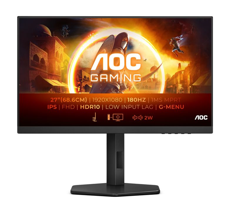 AOC 24G4X, 24&quot;, DP, 2xHDMI, HAS, 180Hz, zvuč.