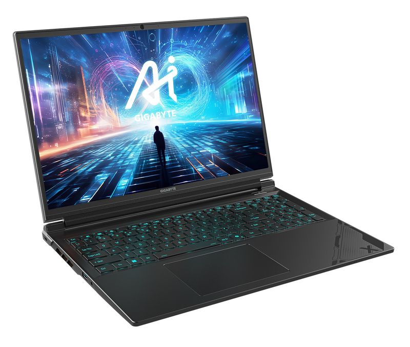 GIGABYTE Notebook G6X 9MG 16&quot; (1920x1200@165Hz) WUXGA, Intel Core i7-13650HX, 16GB (2x8GB) DDR5 4800, NVIDIA RTX 4050 GDDR6 6GB, Gen4 1TB, Backlit, Free DOS
