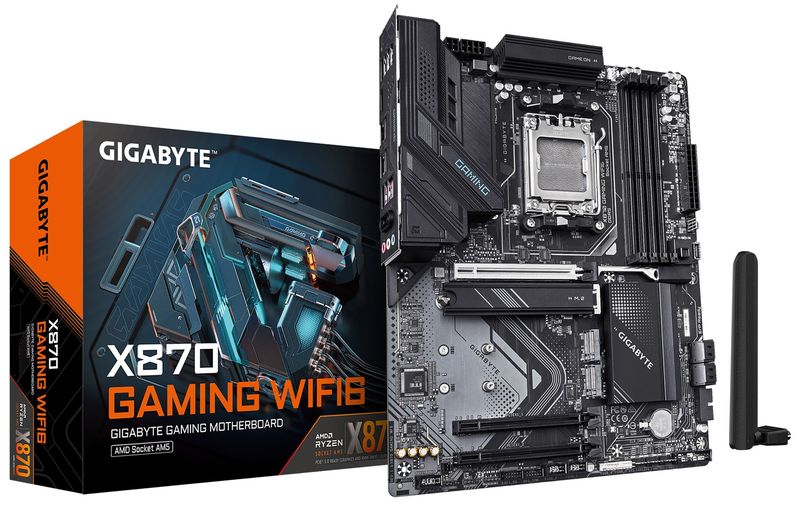 Gigabyte Mainboard Desktop X870 GAMING WIFI6(AM5,DDR5 x4,ATX)