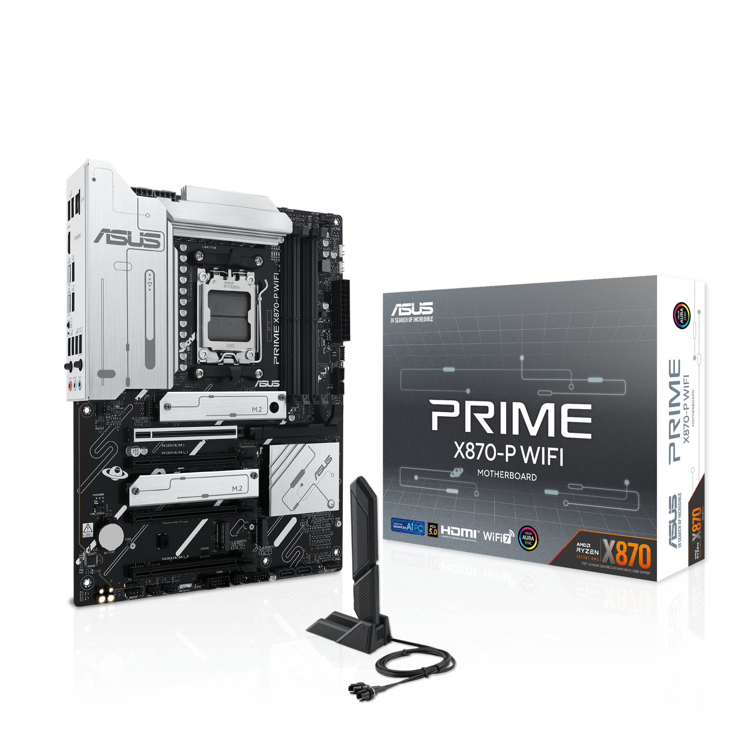ASUS Mainboard Desktop PRIME X870-P WIFI (AM5, DDR5, ATX)