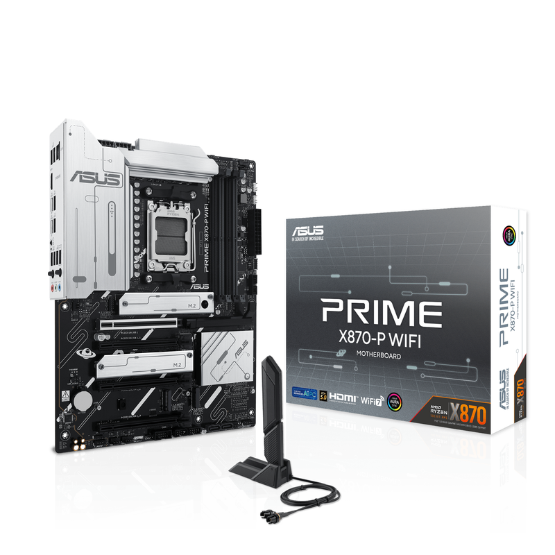 ASUS Mainboard Desktop PRIME X870-P WIFI (AM5, DDR5, ATX)