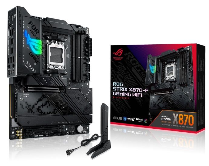 Asus mainboard desktop ROG STRIX X870-F GAMING WIFI(AM5, 4x DDR5, ATX)