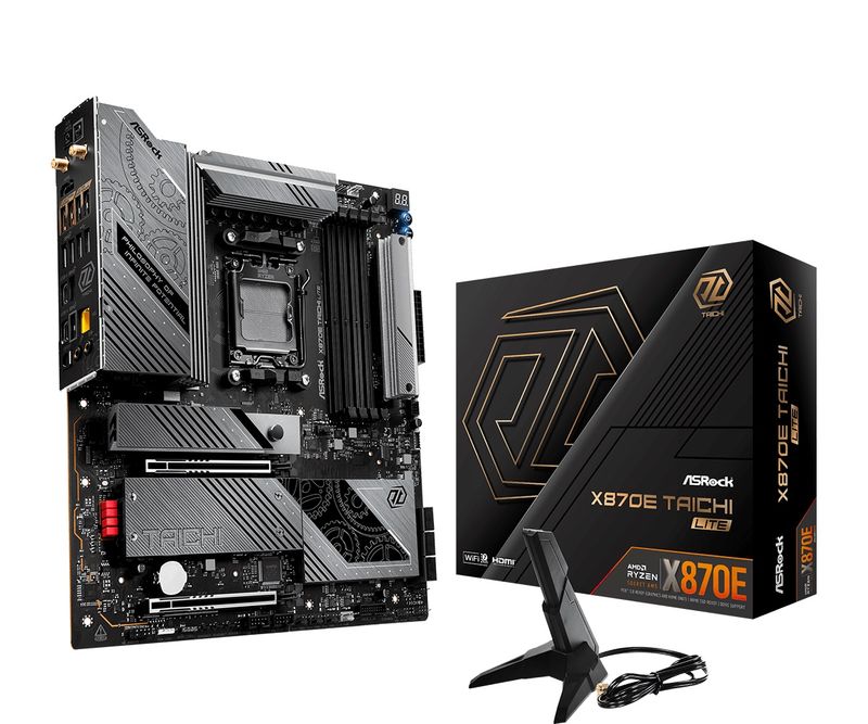 ASRock Mainboard Desktop X870E TAICHI LITE (AM5, DDR5, ATX)