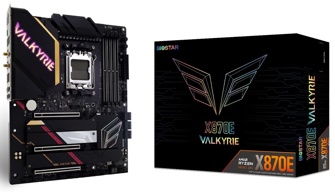 Biostar Mainboard Desktop X870E VALKYRIE(AM5, 4xDDR5, ATX)
