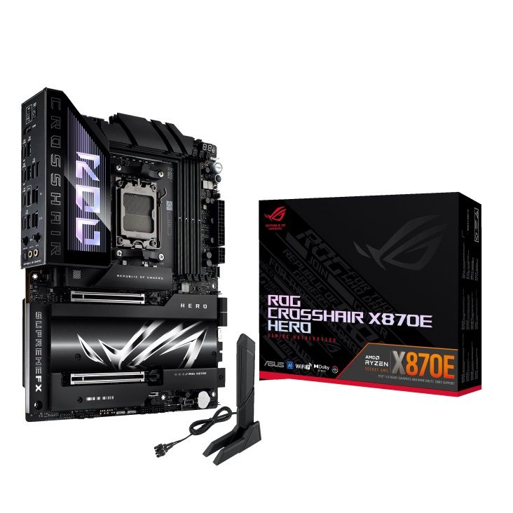 ASUS Mainboard Desktop ROG CROSSHAIR X870E HERO (AM5, DDR5, ATX)