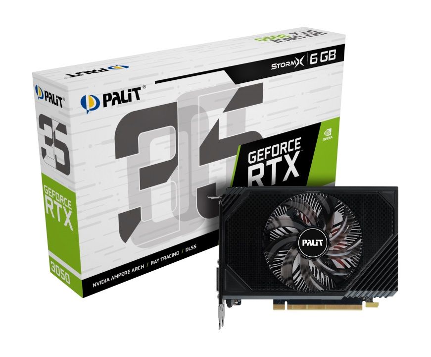 PALIT GeForce RTX 3050 StormX, 6GB GDDR6