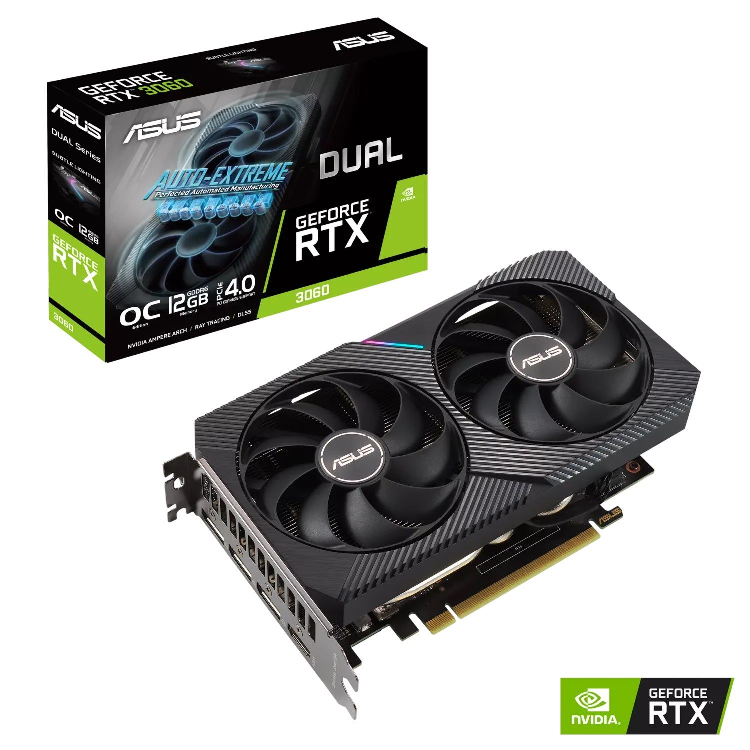 ASUS GeForce RTX 3050 Dual V2 OC 12G, 12GB GDDR6