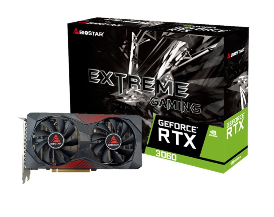 Biostar GeForce RTX 3060 Extreme Gaming 12G, 12GB GDDR6