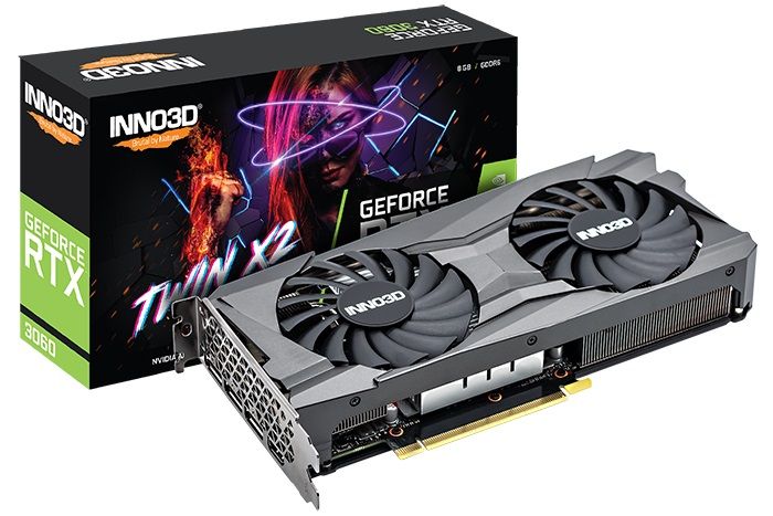 INNO3D GeForce RTX 3060 Twin X2 OC, 8GB GDDR6