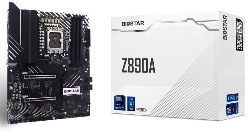 Biostar Mainboard Desktop Z890AX-E Pro(LGA1851, 4xDDR5, mATX)