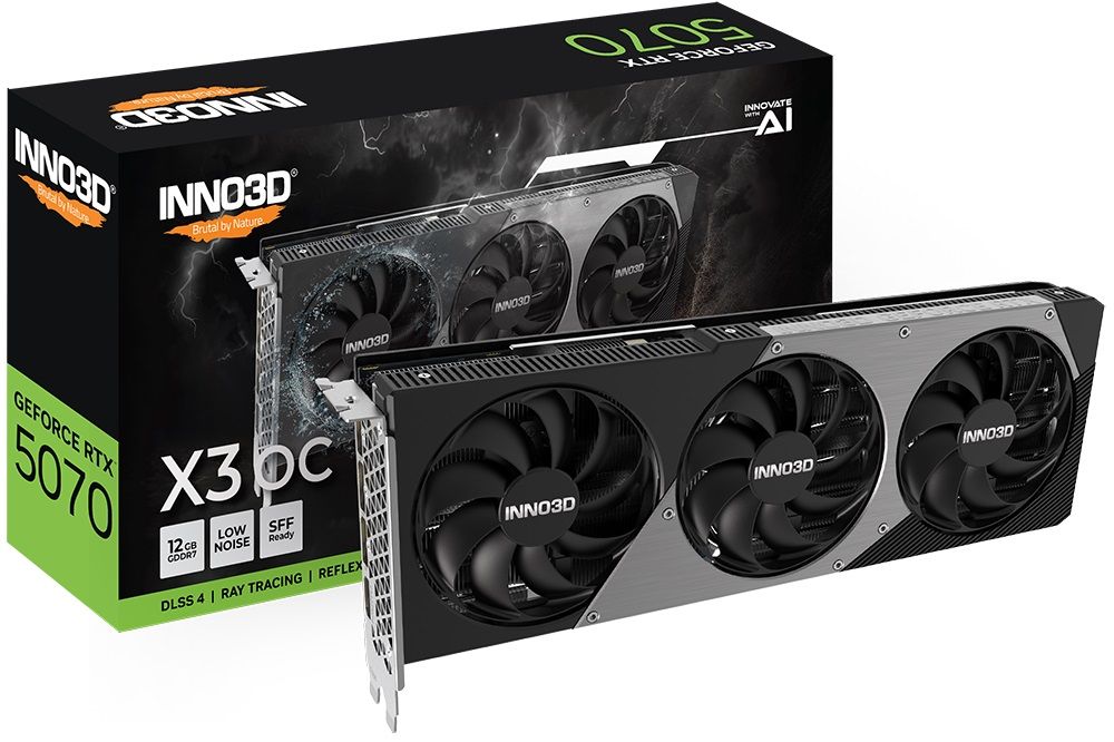 INNO3D GeForce RTX 5070 X3 OC, 12GB GDDR7