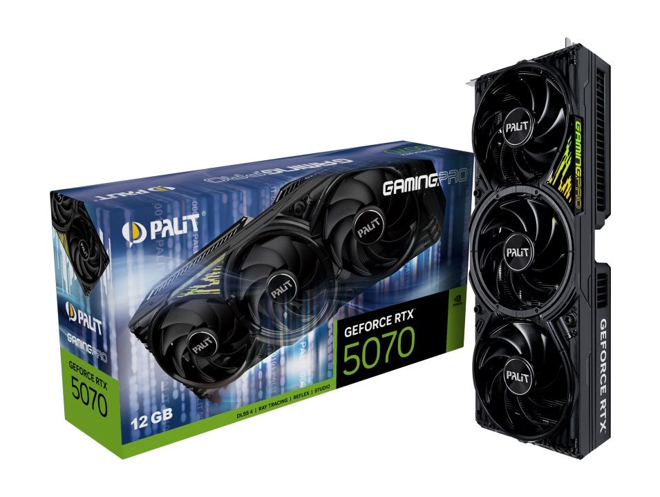 PALIT GeForce RTX 5070 GamingPro, 16GB GDDR7