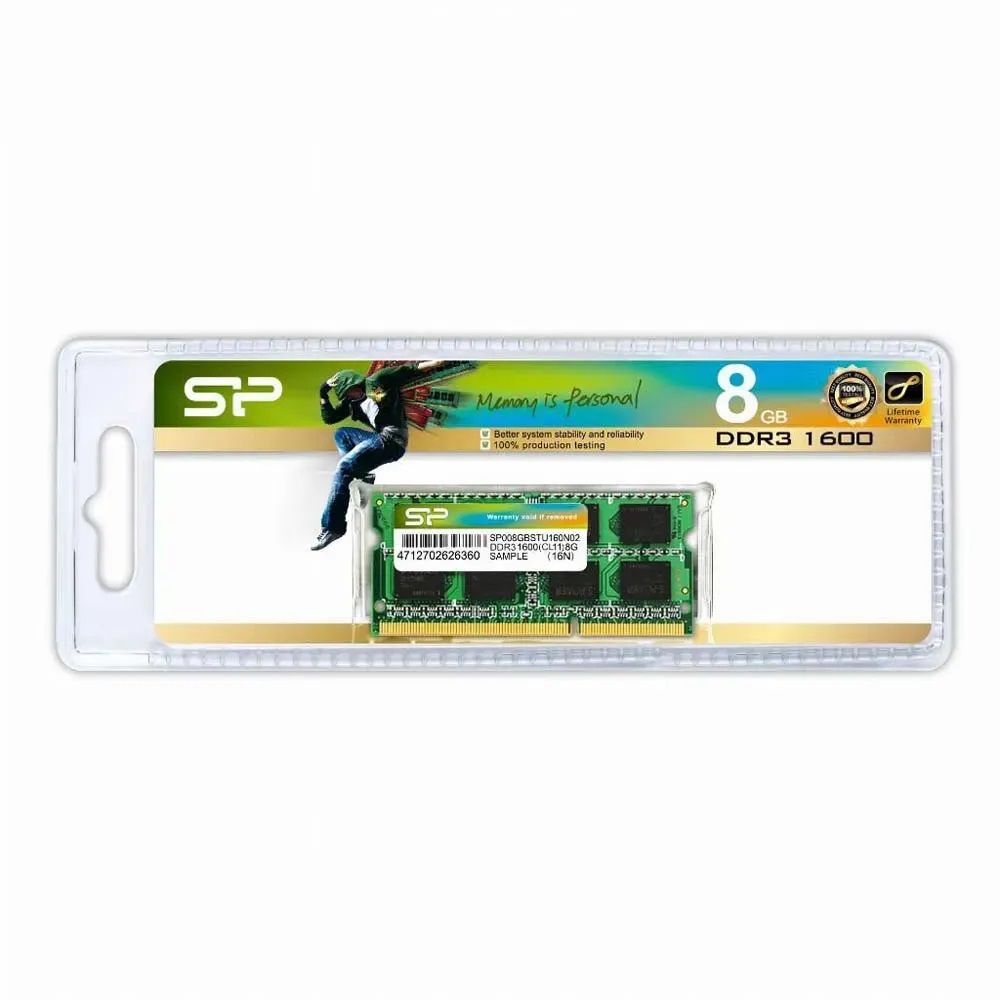 SILICON POWER DDR3 8GB 1600MHz CL11 SO-DIMM 1.5V
