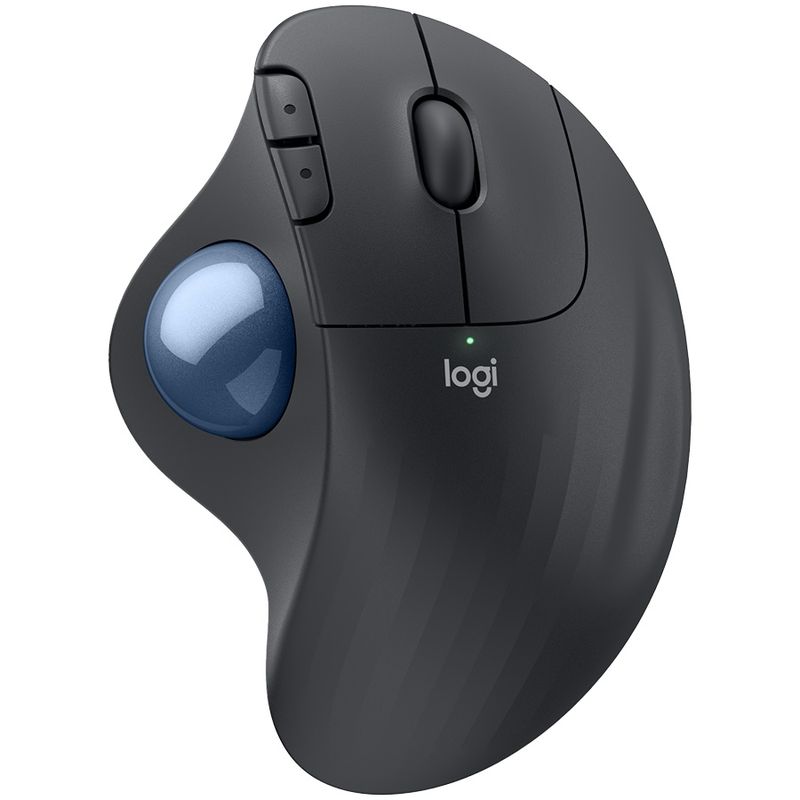 LOGITECH ERGO M575S Wireless Trackball - GRAPHITE+BLUE BALL - BT