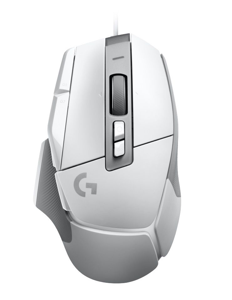 LOGITECH G502 X Corded Gaming Mouse - WHITE - USB