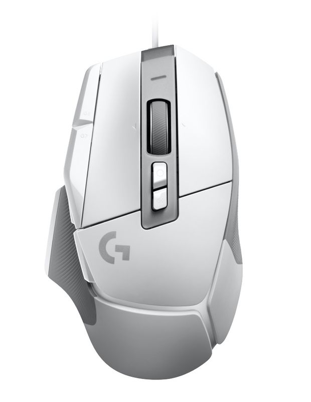 LOGITECH G502 X Corded Gaming Mouse - WHITE - USB