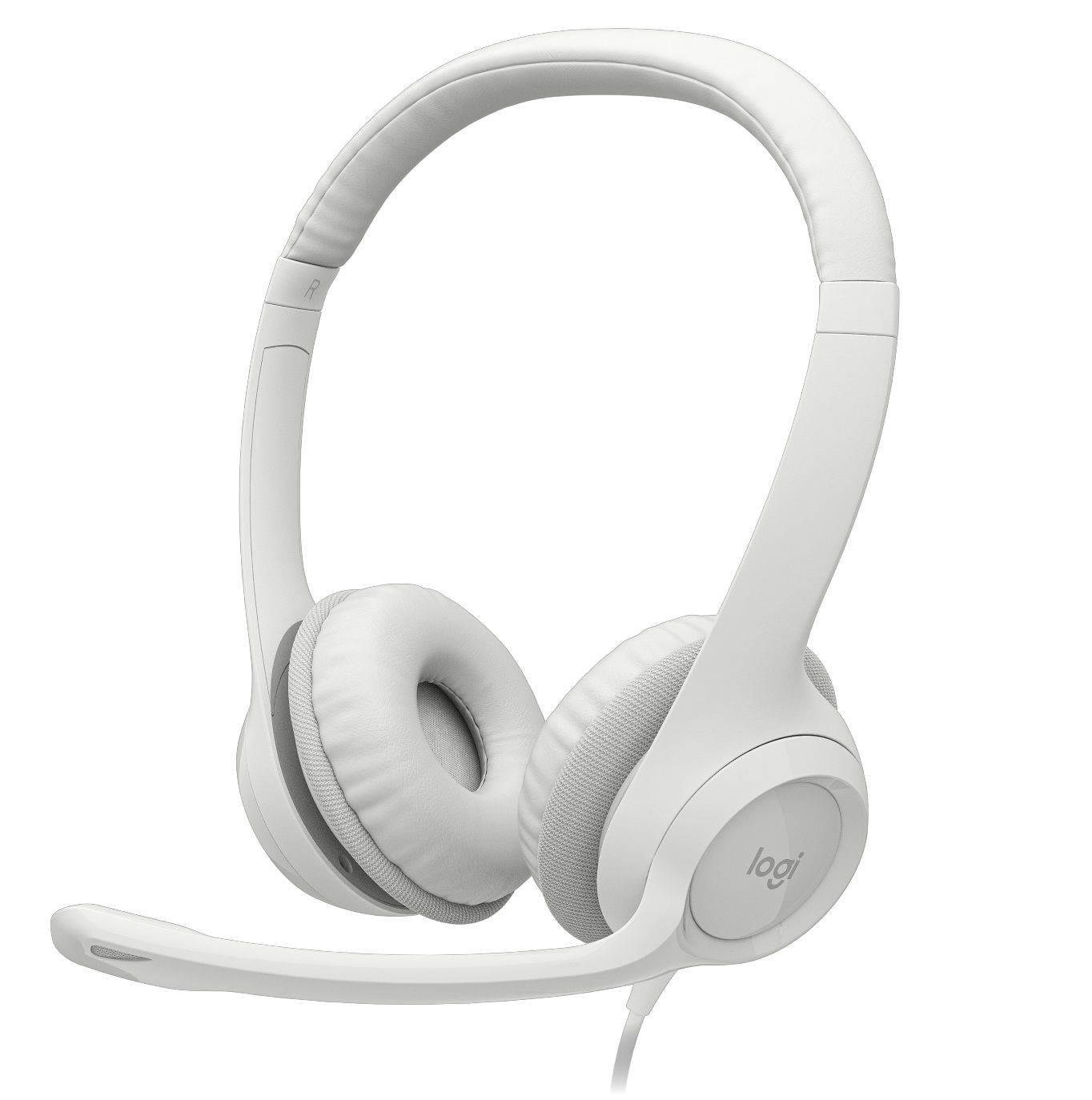 LOGITECH H390 Corded Headset - OFFWHITE