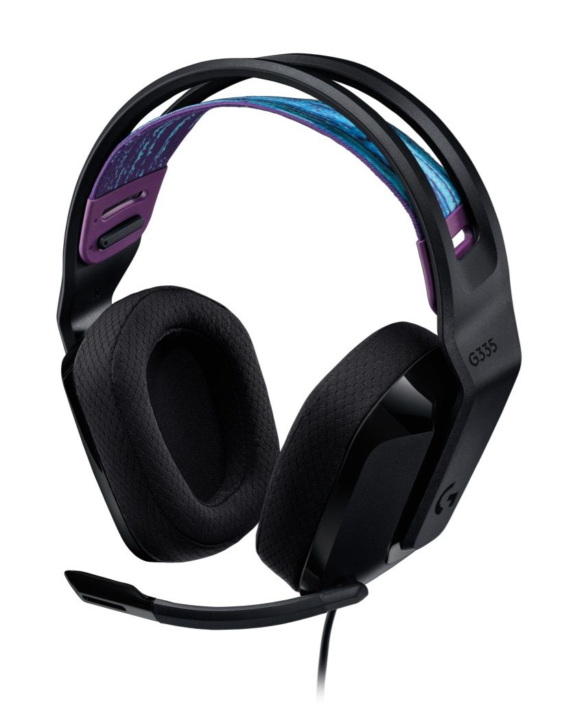 LOGITECH G335 Wired Gaming Headset - BLACK - 3.5 MM