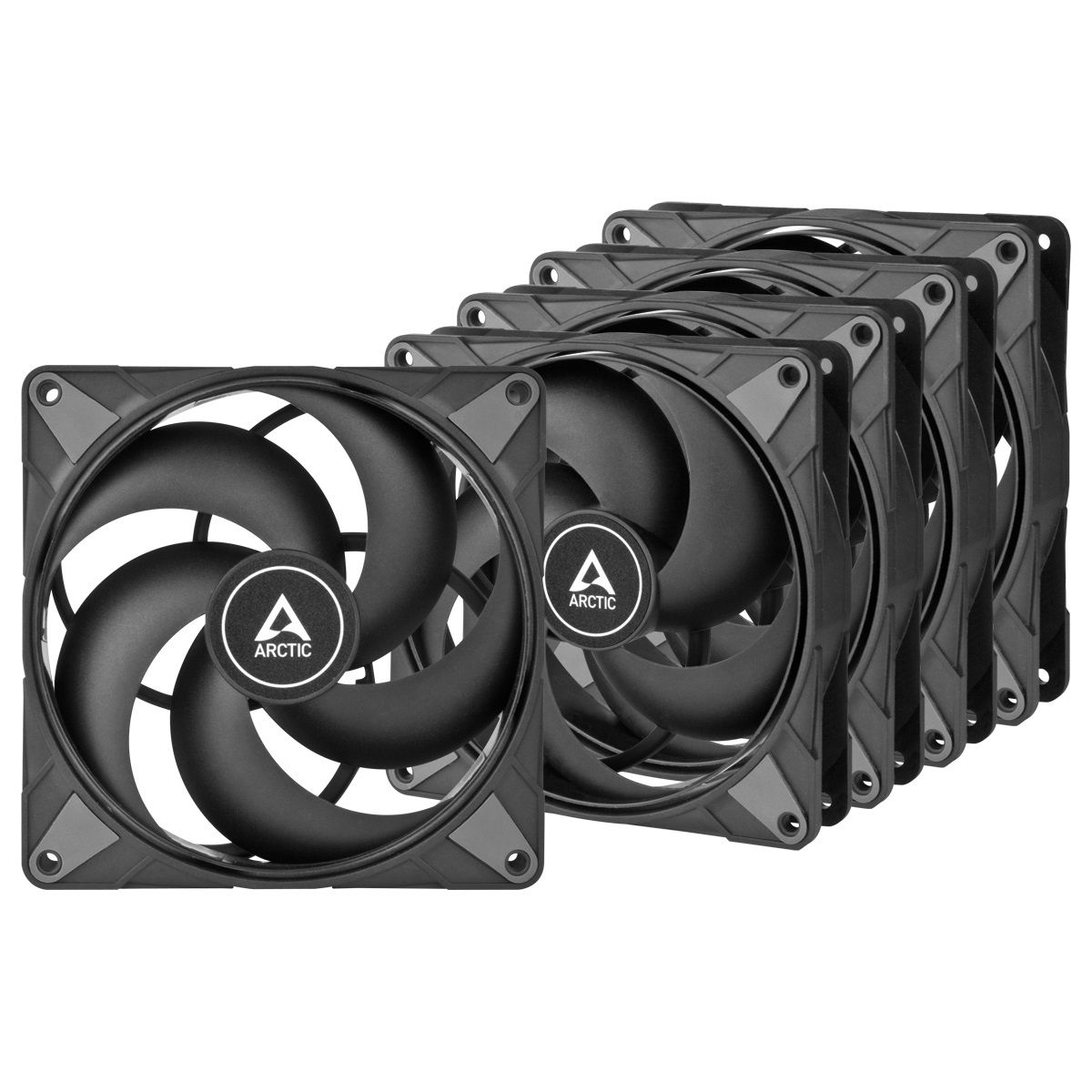 Arctic ventilator 140mm P14 Max Black, 5-Pack
