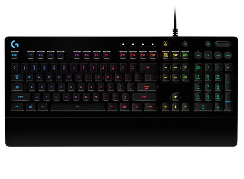 LOGITECH G213 Prodigy Corded RGB Gaming Keyboard - BLACK - HRV-SLV-SRB