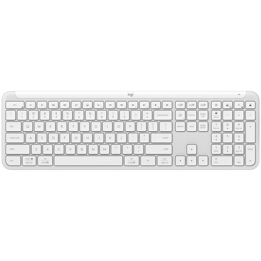 LOGITECH SIGNATURE SLIM WIRELESS KEYBOARD K950 - OFF WHITE - US INT&#39;L - 2.4GHZ/BT