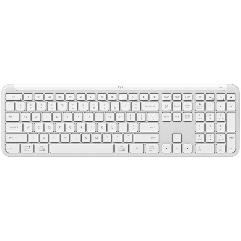 LOGITECH SIGNATURE SLIM WIRELESS KEYBOARD K950 - OFF WHITE - US INT&#39;L - 2.4GHZ/BT