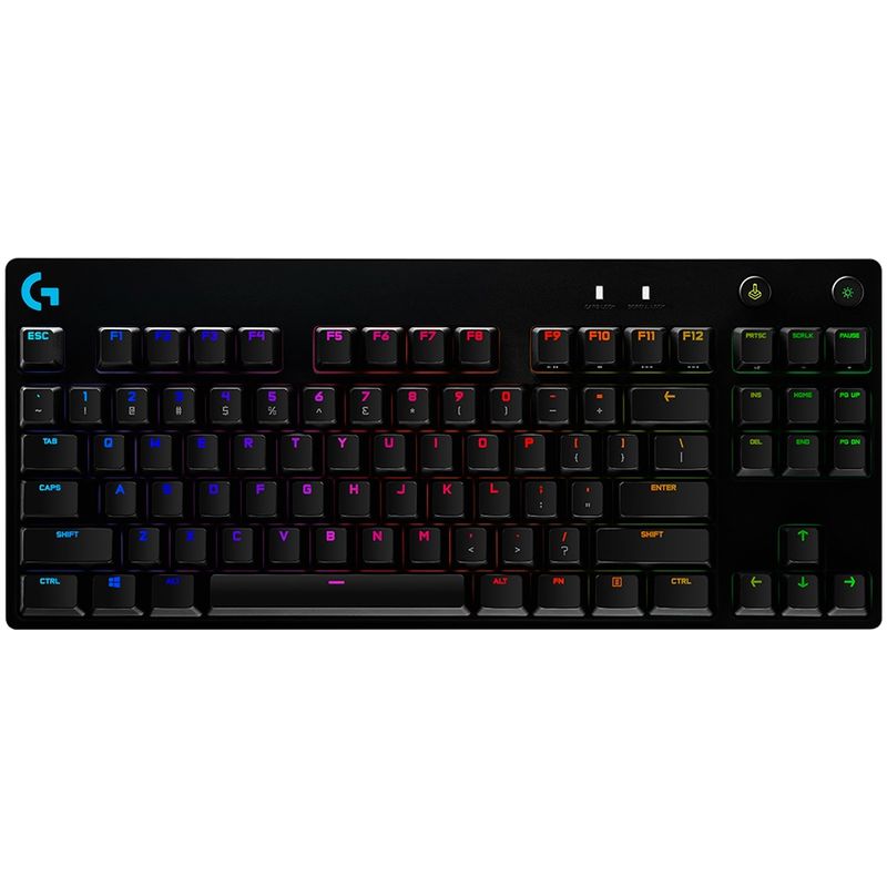 LOGITECH G PRO X TKL LIGHTSPEED Mechanical Gaming Keyboard - BLACK - US INT&#39;L - TACTILE