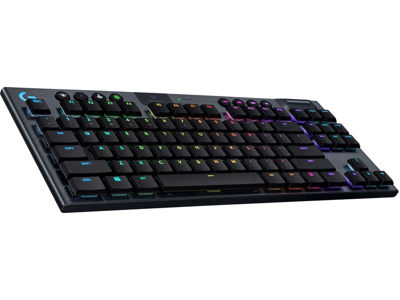 LOGITECH G915 TKL LIGHTSPEED Wireless Mechanical Gaming Keyboard - CARBON - US INT&#39;L - TACTILE