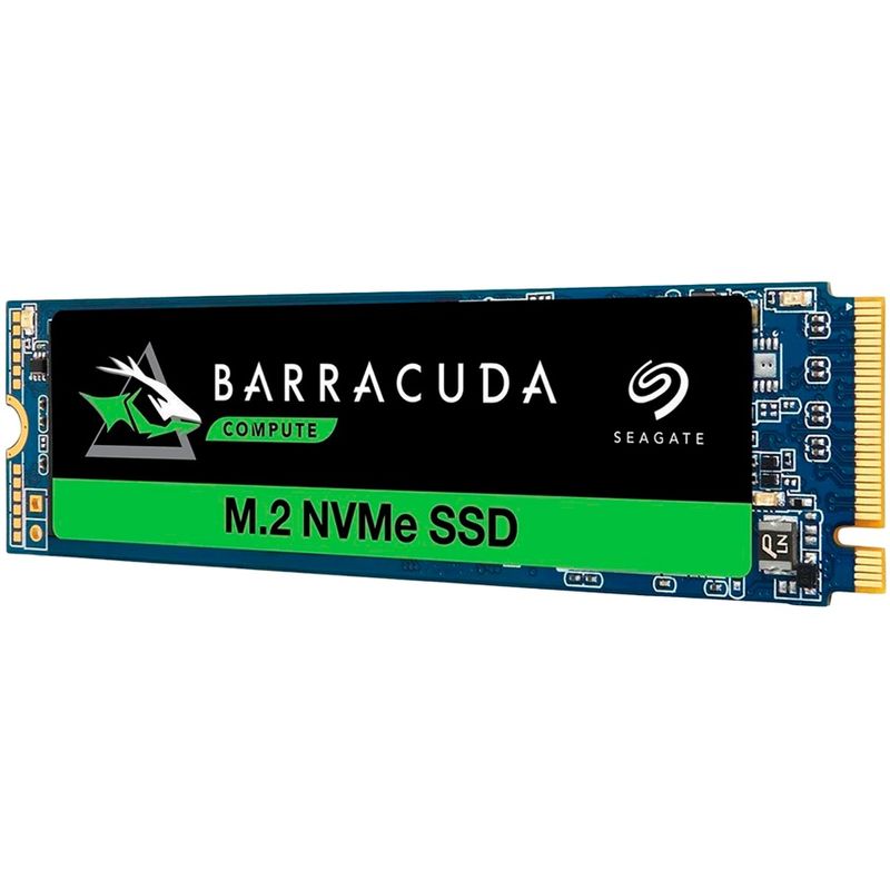 Seagate BarraCuda PCIe, 500GB SSD, M.2 2280 PCIe 4.0 NVMe, Read/Write: 3,600 / 2,400 MB/s
