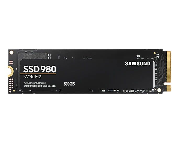 Samsung SSD 980 500GB M.2 PCIE Gen 3.0 NVME PCIEx4, 3100/2600 MB/s