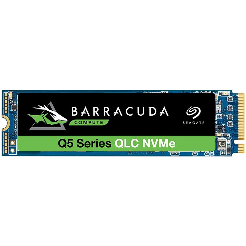 Seagate BarraCuda Q5, 1TB SSD, M.2 2280-S2 PCIe 3.0 NVMe, Read/Write: 2,400 / 1,700 MB/s