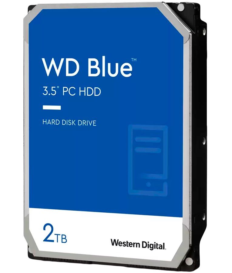 HDD Desktop WD Blue (3.5&#39;&#39;, 2TB, 256MB, 7200 RPM, SATA 6 Gb/s)