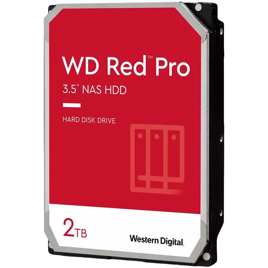 HDD Desktop WD Red Pro (3.5&#39;&#39;, 2TB, 64MB, 7200 RPM, SATA 6 Gb/s)