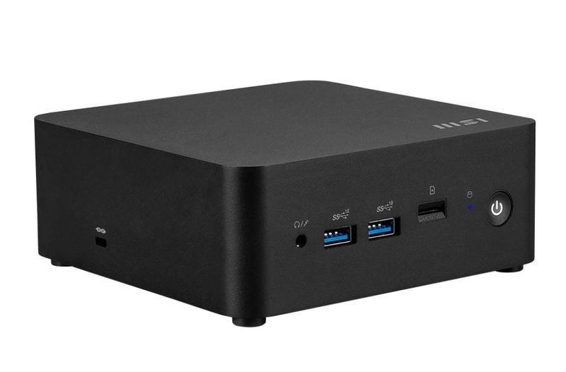 Mini desktop PC MSI Cubi NUC 1M-260BEU barebone Core 3 / WiFi 6E + BT 5.3 / 2x2.5Gbps / black