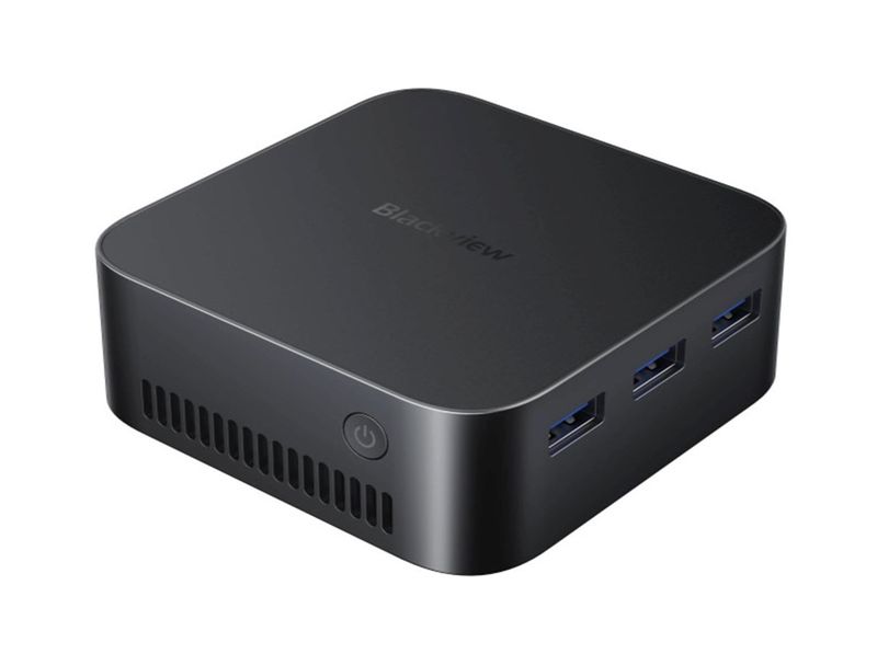 BLACKVIEW MP80 Mini PC, Intel Alder Lake N97, 16GB LPDDR5, 512GB SSD, Intel UHD, Wi-Fi 5, bluetooth 4.2, 3xHDMI, 3xUSB, 2xLAN, Win11Pro