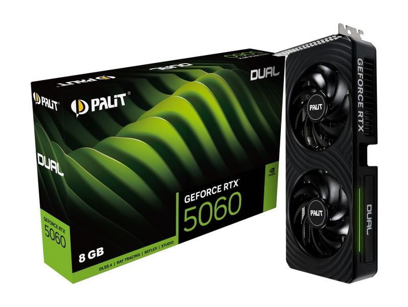 PALIT GeForce RTX 5060 Dual, 8GB GDDR7