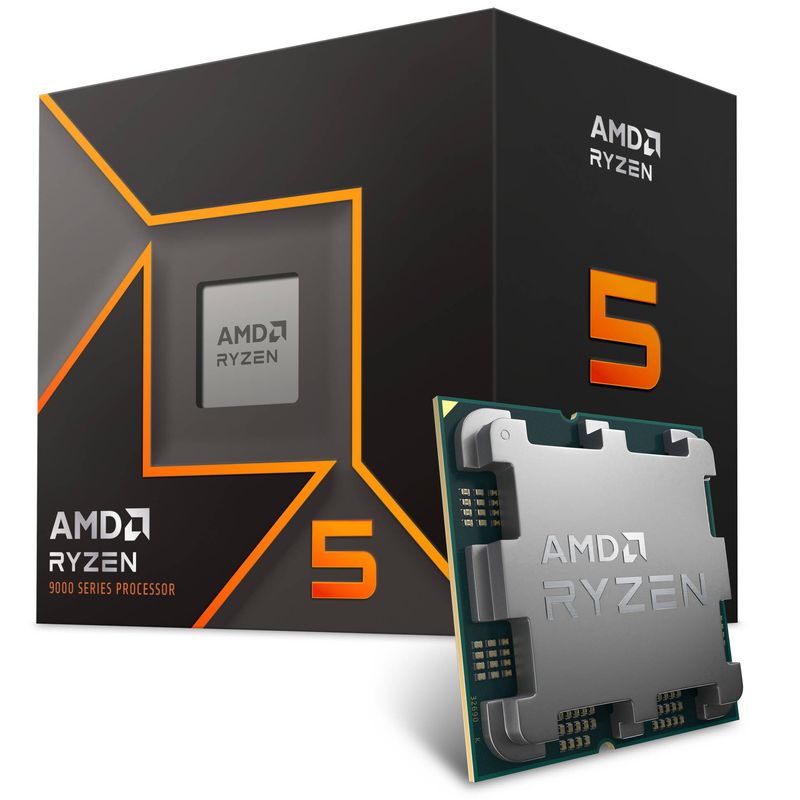 AMD CPU Desktop Ryzen 5 6/12T 9600 (3.8GHz/5.2GHz, 32MB, 65W, AM5) box