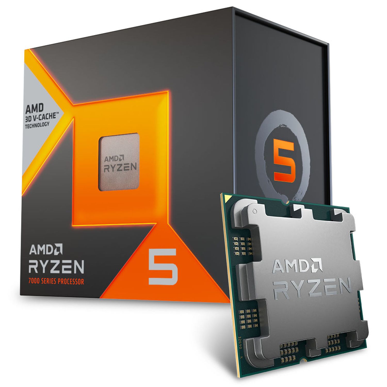 AMD CPU Desktop Ryzen 5 6T/12C 7600X3D(4.1/4.7 GHz boost, 96 MB, 65W,AM5)