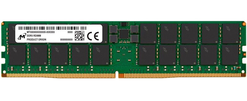 Micron DDR5 ECC UDIMM 16GB 1Rx8 5600 CL46 (16Gbit)