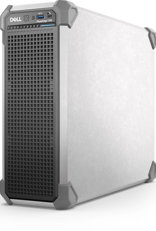 DELL EMC PowerEdge T160, 3x3.5&quot;, Intel Xeon E-2434 (3.4G, 4C/8T, 12MB, Turbo, HT (55W)), 16GB UDIMM 5600MT/s, 480GB SSD SATA, PERC H355, iDRAC9 Basic, 300W PS Cabled, TPM 2.0 V5, BCM 5720 DP, On-Board