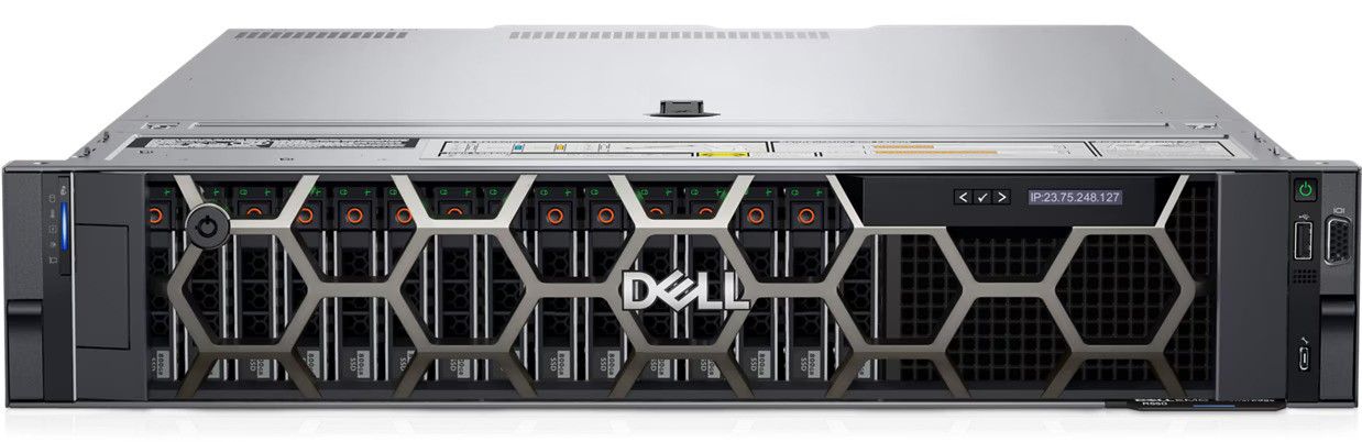DELL EMC PowerEdge R550, 16x2.5&quot;, Intel XS 4309Y (2.8G, 8C/16T, 10.4GT/s, 12MB, Turbo, HT (105W)), 16GB RDIMM 3200MT/s, 480GB SSD SATA HP, PERC H755, iDRAC9 Enterprise, Dual RPS 1100W, TPM 2.0 V3