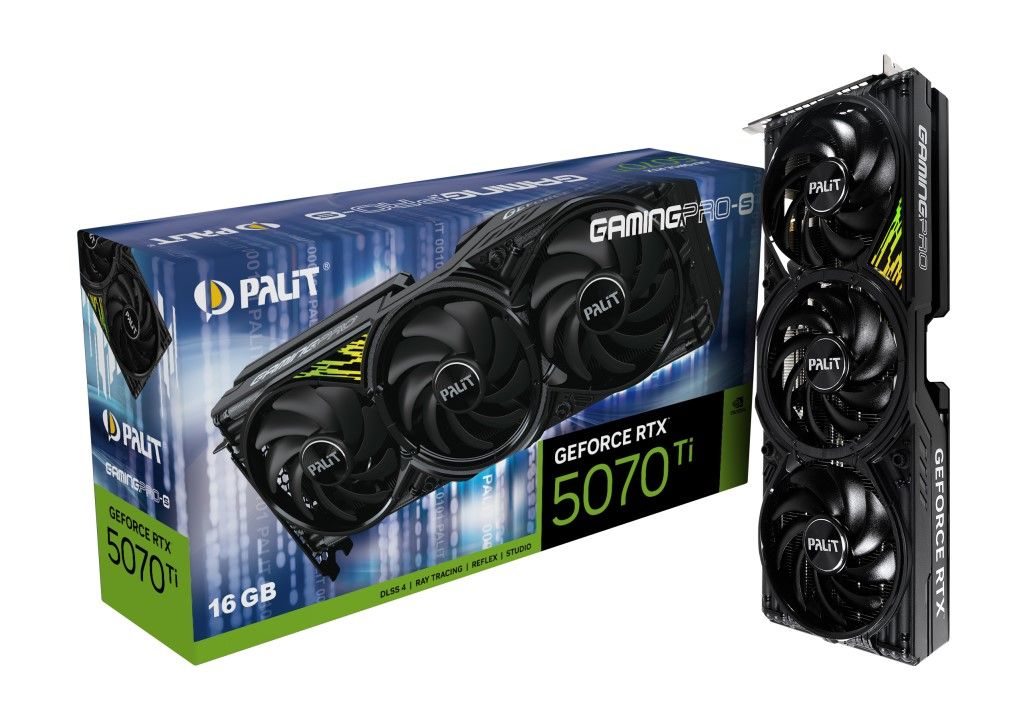 PALIT GeForce RTX 5070 Ti GamingPro-S , 16GB GDDR7