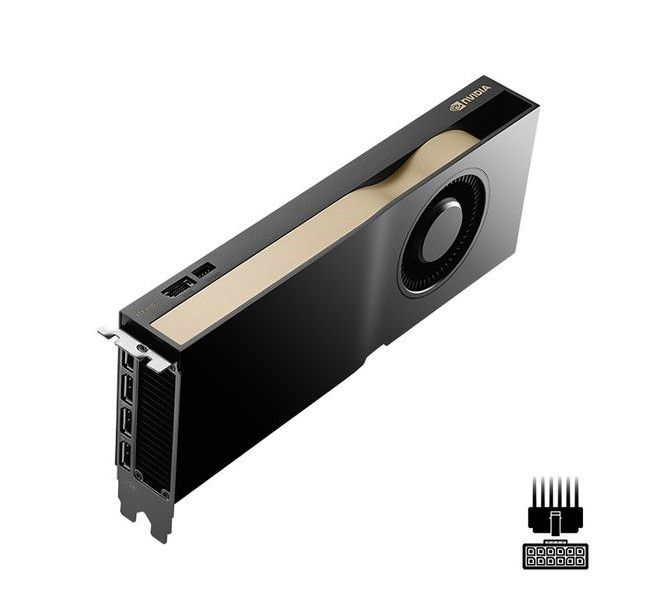 PNY NVIDIA RTX A4000, 16 GB GDDR6 ECC, PCIE 4.0 x16, 4x mDP