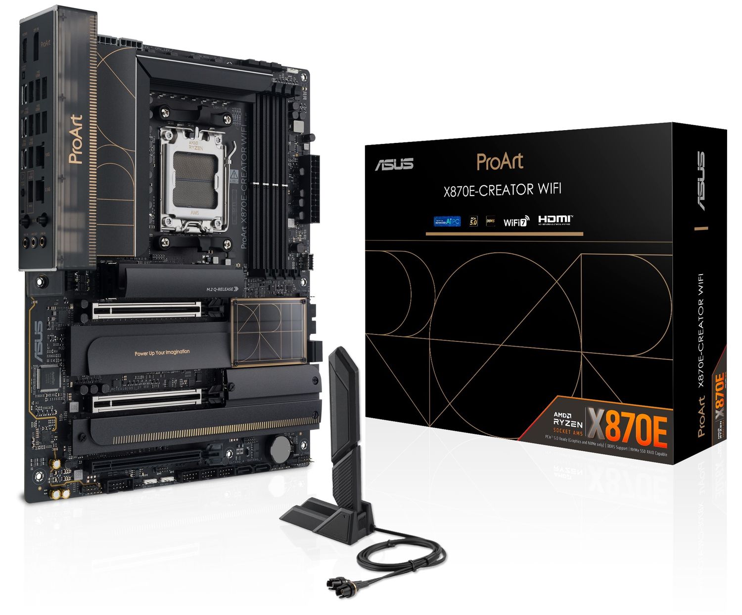 ASUS Mainboard Desktop ProArt X870E-CREATOR WIFI(AM5, 4x DDR5, ATX)