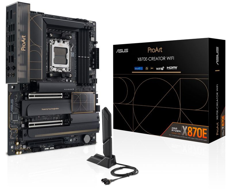 ASUS Mainboard Desktop ProArt X870E-CREATOR WIFI(AM5, 4x DDR5, ATX)