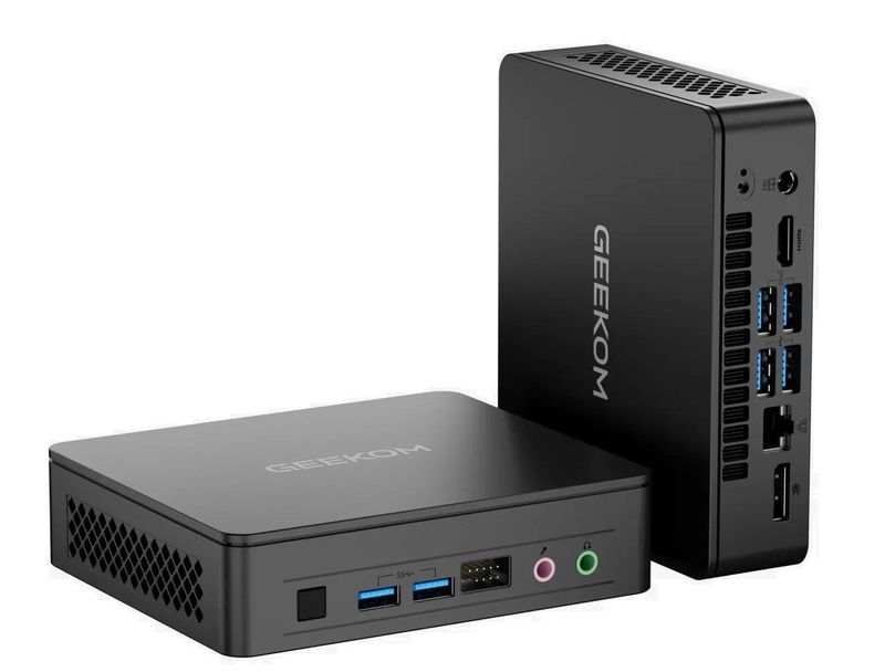 GEEKOM Mini Air12 Lite Mini PC, N150 8GB DDR4 RAM + 256GB SSD, Win11 Pro