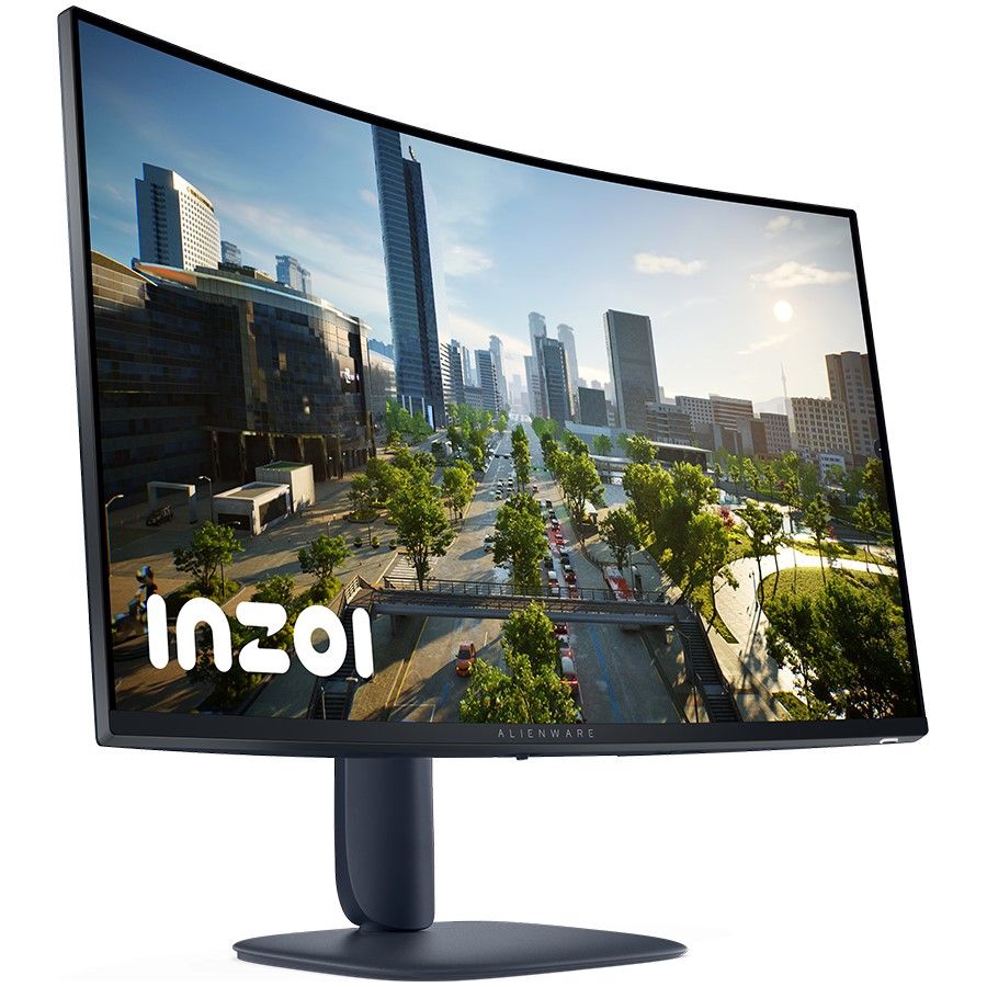 Monitor Alienware 32 Gaming Monitor AW3225DM Curved, 2560x1440, QHD, 180Hz, VA Antiglare, 16:9, 3000:1, 400 cd/m2, AMD FreeSync + VESA, 4ms/2ms/1ms, 178/178, DP, 2x HDMI, 2xUSB-A, USB-B, Tilt, Height
