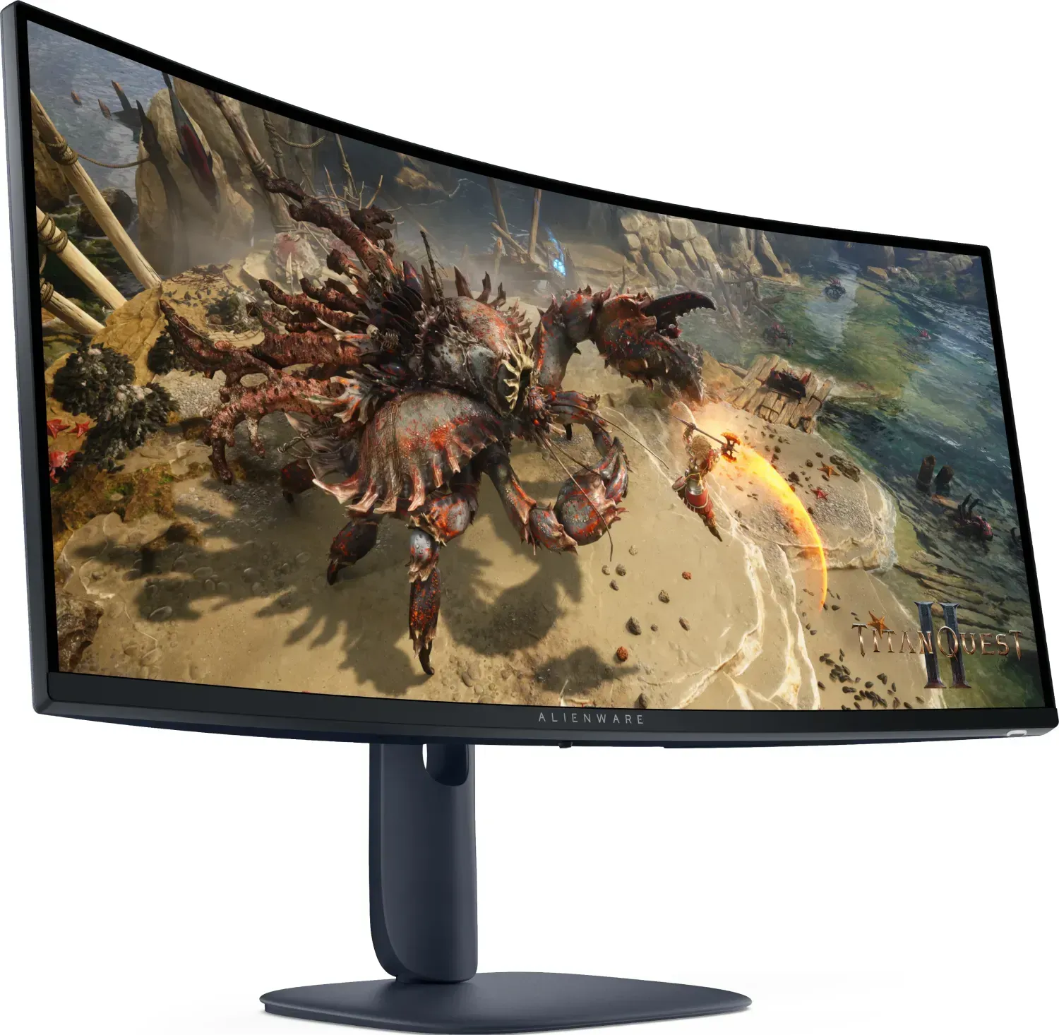 Alienware 34 Gaming AW3425DWM Curved, 3440x1440, WQHD, 180Hz, VA Antiglare, 21:9, 3000:1, 400 cd/m2, AMD FreeSync+ VESA, 4ms/2ms/1ms, 178/178, DP, 2xHDMI, 2xUSB-A, USB-B, Tilt, Pivot, Height Adjust