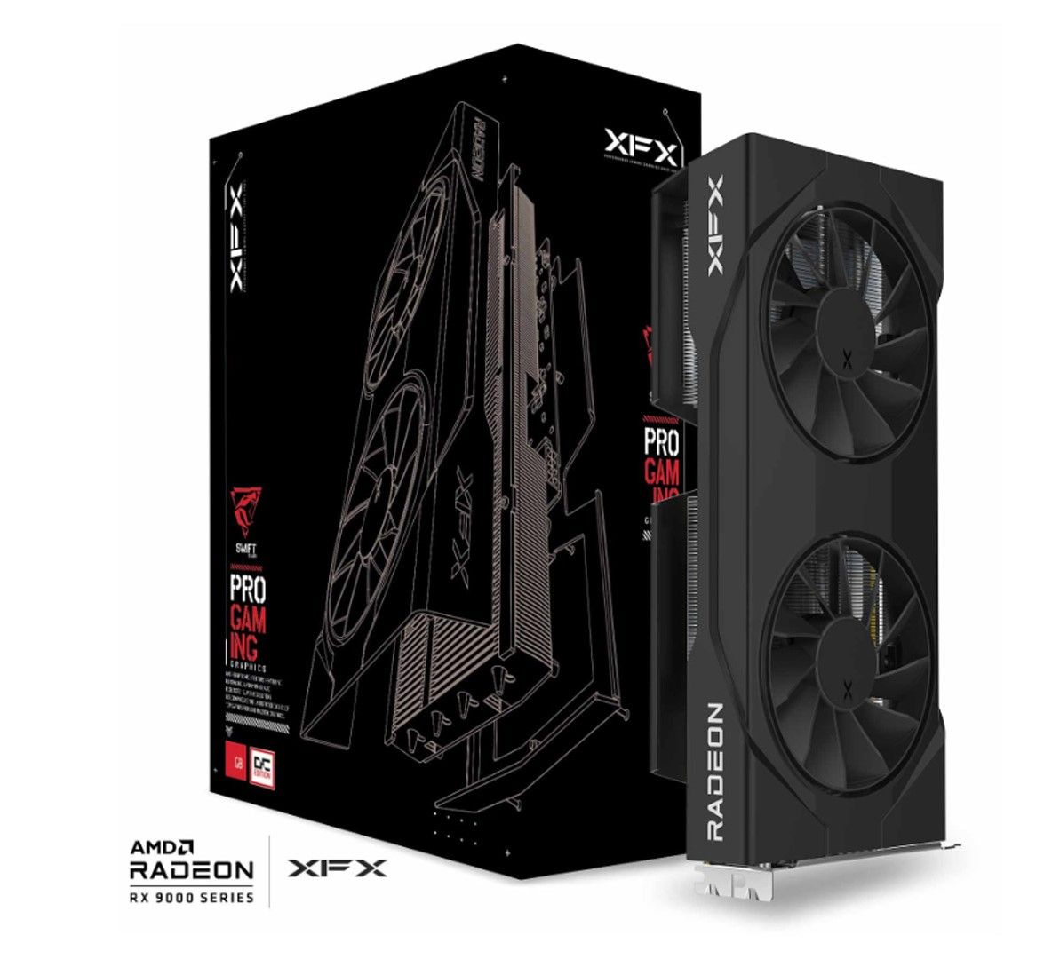 XFX Radeon RX 9060 XT Gaming OC, 8GB GDDR6